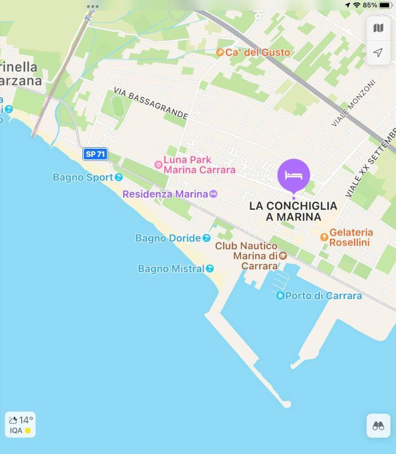 Ferienwohnung La Conchiglia A Marina Marina Di Carrara Exterior foto